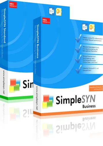 SimpleSYN 3.5: Die optimierte Version der seit Jahren erfolgreichen Software zur Outlook-Synchronisation Bild: SimpleSYN 3.5: Die optimierte Version der seit Jahren erfolgreichen Software zur Outlook-Synchronisation