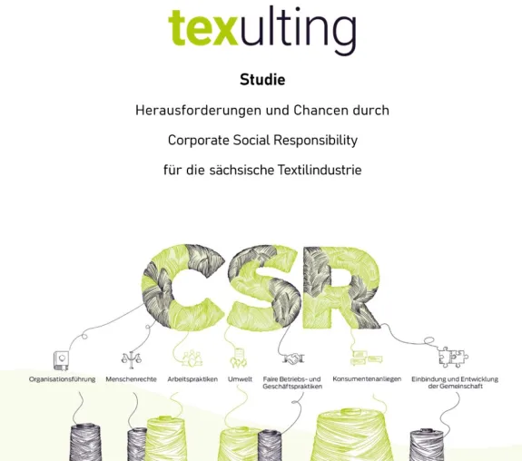 Wie Textilunternehmen verantwortungsvoll wirtschaften. Texulting GmbH veröffentlicht wegweisende CSR-Studie Bild: Wie Textilunternehmen verantwortungsvoll wirtschaften. Texulting GmbH veröffentlicht wegweisende CSR-Studie