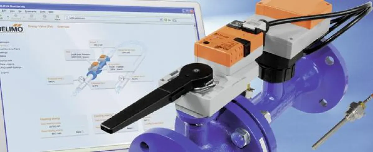 Belimo Energy Valve: Ventil, elektronischer Durchflussregler und Energiemonitoring in einer Armatur.