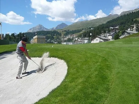 Bild: Golfen mit einem Weltstar