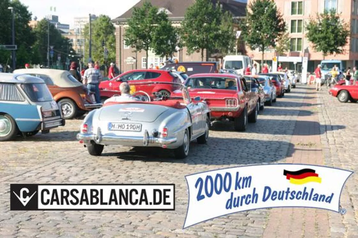 Carsablanca unterstützt Traditionsrallye ?2000km durch Deutschland?