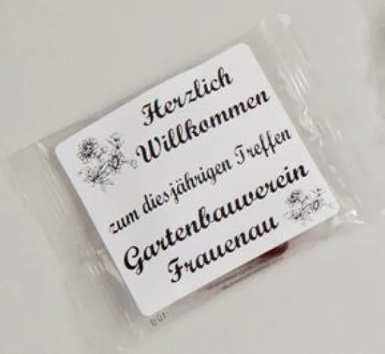 Bild: Ideen für die Vereinsfeier - Mit individuell bedruckten Süßigkeiten Mitglieder begeistern
