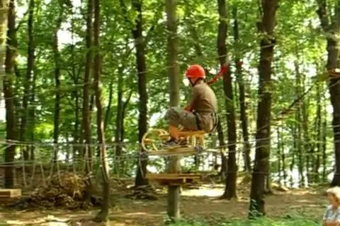 Bild: Wettkampf im Kletterwald Blankenburg / Harz