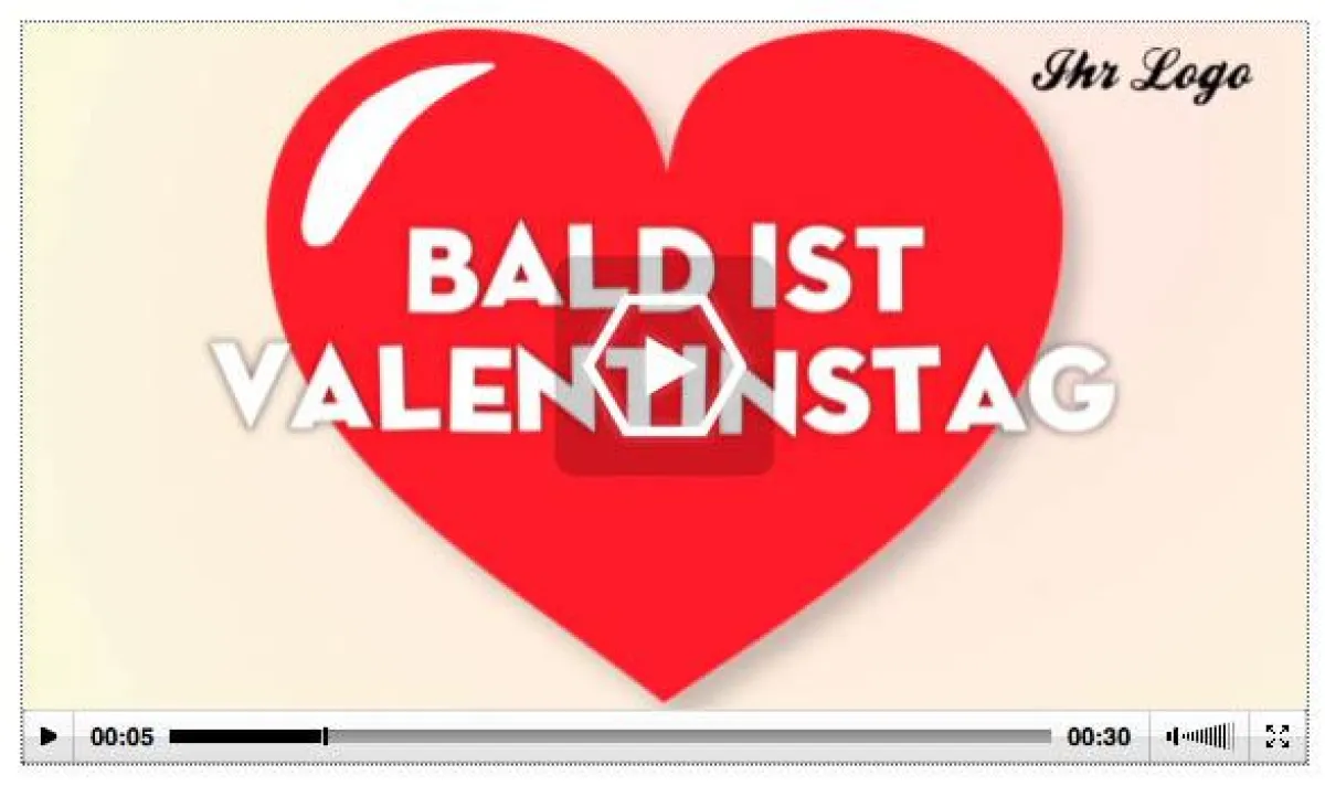 ClipVilla bietet HD-Template speziell zum Valentinstag