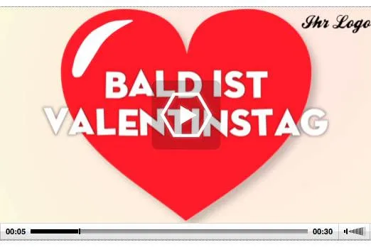 Bild: Mehr Erfolg im Valentinsgeschäft mit Werbevideos