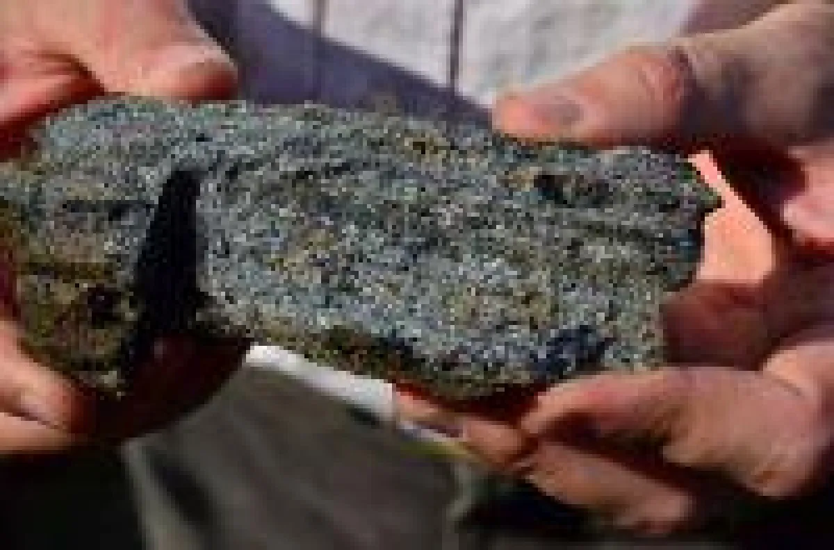 Graphitprobe; Foto: Kibaran Resources
