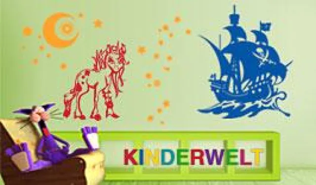 Bild: Spielend leichte Abwechslung im Kinderzimmer mit Wandtattoos von Klebefieber.de