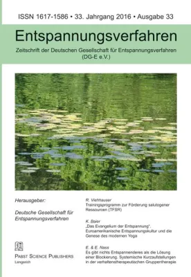 Verhaltenstherapeutisch-systemische Gruppentherapie: Teilnehmer fühlen sich energetisch aufgeladen Bild: Verhaltenstherapeutisch-systemische Gruppentherapie: Teilnehmer fühlen sich energetisch aufgeladen