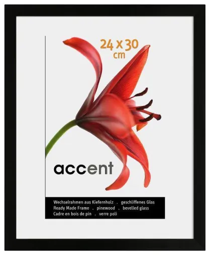 Bild: Internetpremiere – Wechselrahmen aus Holz von Accent
