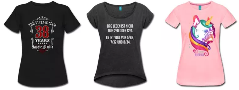 Wer wird der erste deutsche T-Shirt-Millionär bei Spreadshirt? Bild: Wer wird der erste deutsche T-Shirt-Millionär bei Spreadshirt?