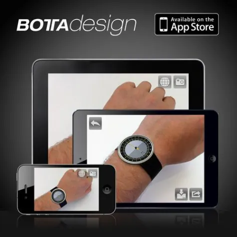 Bild: Uhrenmarke Botta-Design beeindruckt mit Augmented Reality App