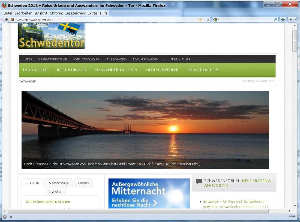 Fragen zu Schweden? Das Schwedentor kennt die Antworten!