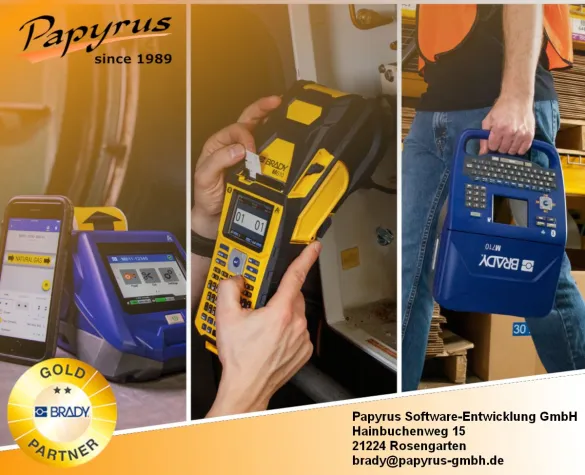 Bild: Neuauflage beliebter tragbarer Brady Drucker für Industrie Wirtschaft und Handwerk