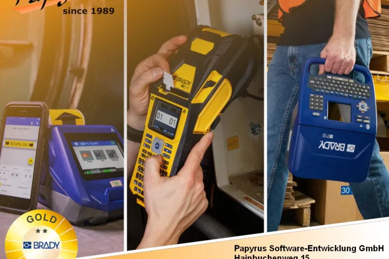 Neuauflage beliebter tragbarer Brady Drucker für Industrie Wirtschaft und Handwerk Bild: Neuauflage beliebter tragbarer Brady Drucker für Industrie Wirtschaft und Handwerk