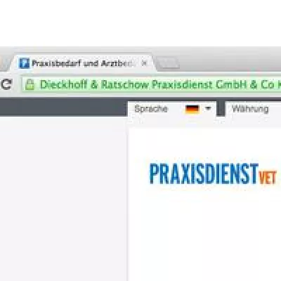 Bild: Erweitertes SSL-Zertifikat: Bei Praxisdienst-VET jetzt noch sicherer einkaufen