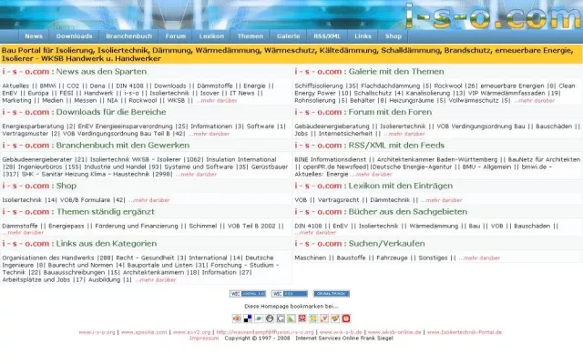 Bild: Relaunch: Bauportal für Isoliertechnik und Wärmedämmung