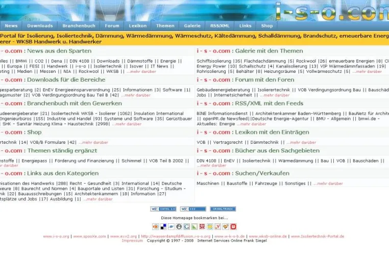 Bild: Relaunch: Bauportal für Isoliertechnik und Wärmedämmung