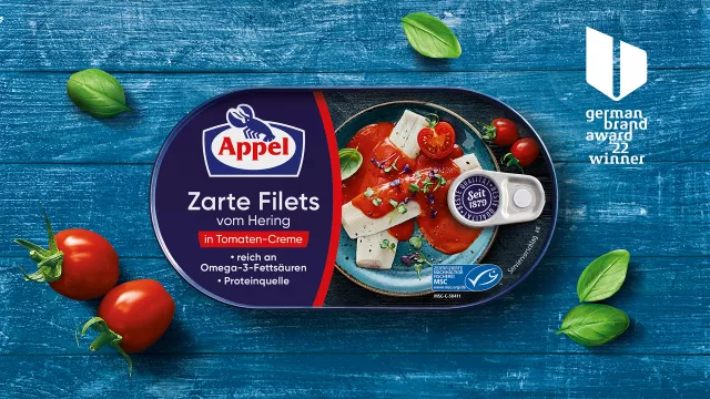 Bild: HAJOK Design wird für den Appel Markenrelaunch mit dem German Brand Award ausgezeichnet