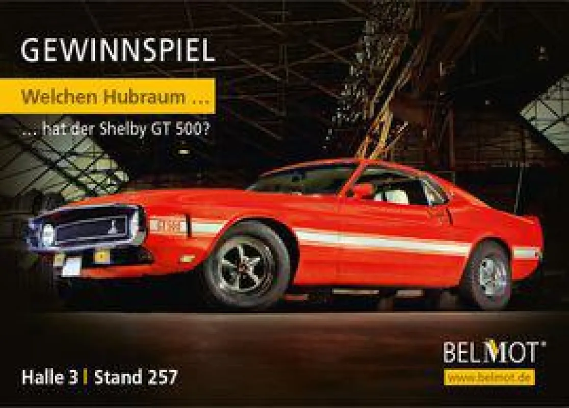 Gewinnspielkarte Techno Classica 2016. Copyright Mannheimer Versicherung AG