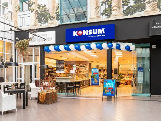 Bild: Modernisiert in die Zukunft: KONSUM-Markt auf der Pillnitzer Landstraße öffnet wieder