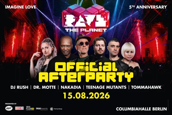 RAVE THE PLANET Official Afterparty: Sozialtickets ausverkauft, reguläre Tickets noch erhältlich Bild: RAVE THE PLANET Official Afterparty: Sozialtickets ausverkauft, reguläre Tickets noch erhältlich