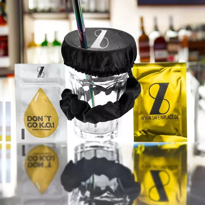 Safeinplace: Innovationsführer in der Getränkesicherheitsbranche mit "Glas Kondom" und K.O. Scan Teststäbchen Bild: Safeinplace: Innovationsführer in der Getränkesicherheitsbranche mit "Glas Kondom" und K.O. Scan Teststäbchen