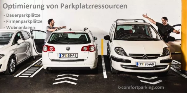 Neues Parksystem optimiert die Platzressourcen für Firmenparkplätze erheblich Bild: Neues Parksystem optimiert die Platzressourcen für Firmenparkplätze erheblich