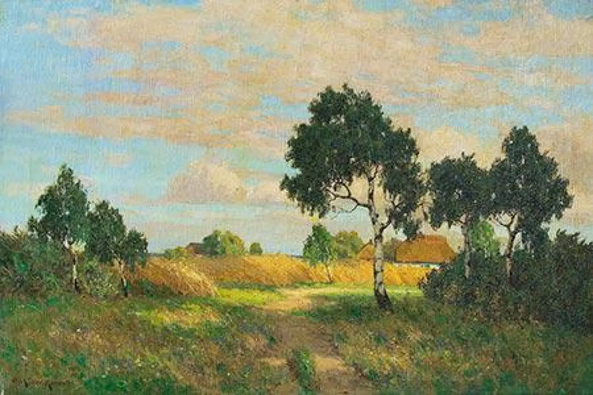 Paul Müller Kaempff - Ein Sommertag auf Fischland Darß