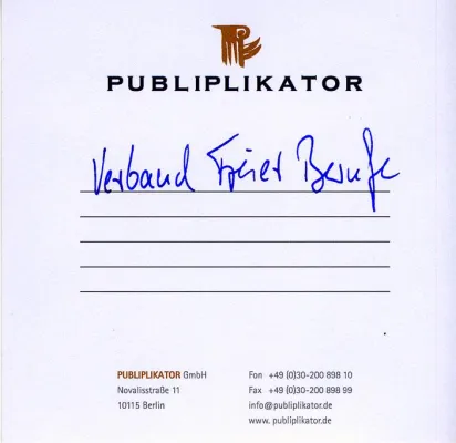 PUBLIPLIKATOR spricht für Freiberufler Bild: PUBLIPLIKATOR spricht für Freiberufler