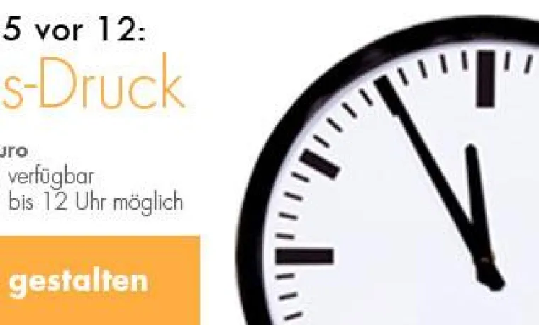 Bild: 5 vor 12? Express-Druck sehr stark ausgeweitet