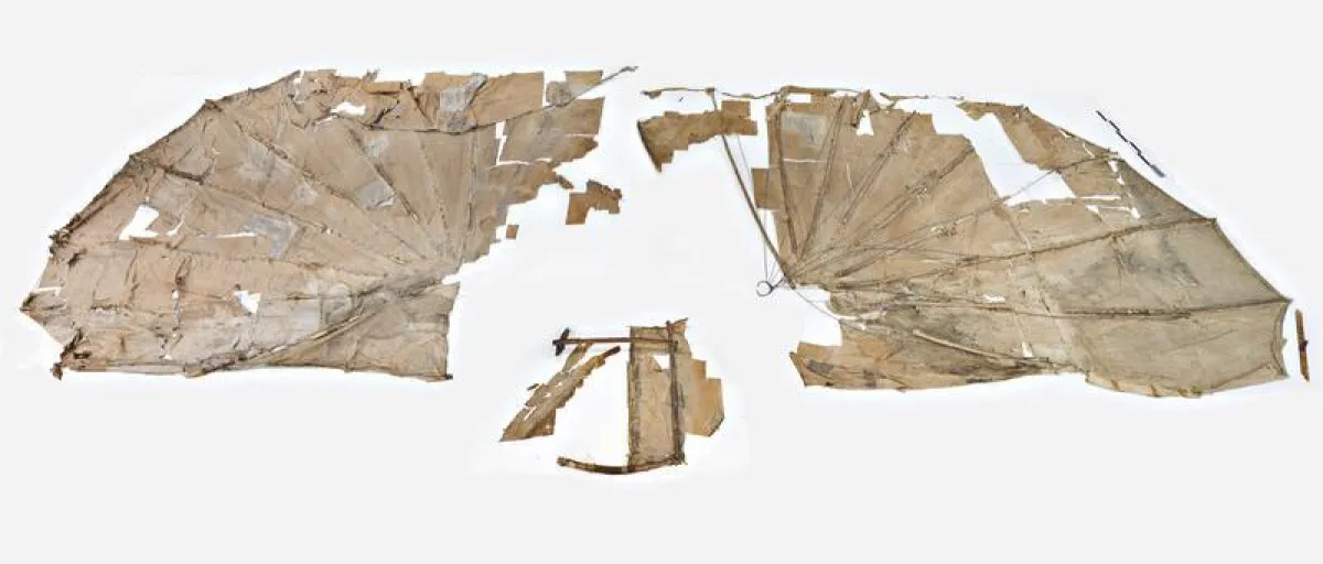 Der Original-Segelapparat von Otto Lilienthal. (Foto: Deutsches Museum)