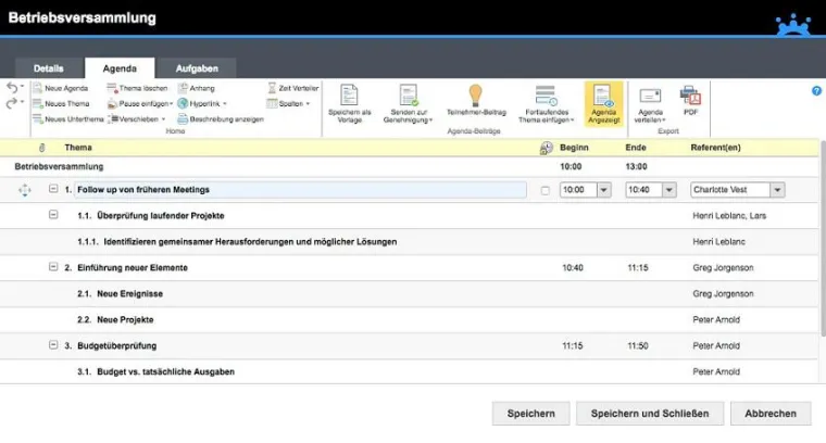 Bild: MatchWares Neue Meeting Management-Software MeetingBooster 4.0...