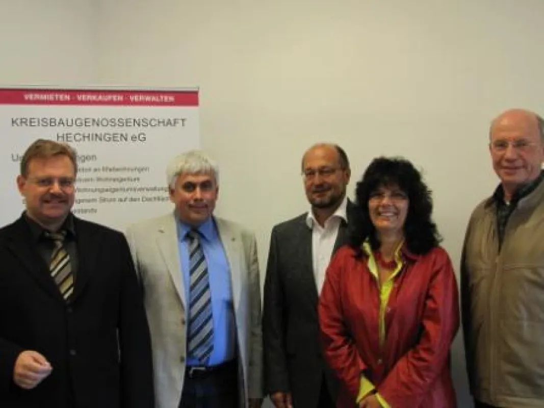 Jens Kirschner, Thomas Neufeldt, Jürgen Weber, Christiane Strasser und Jakob Nadler