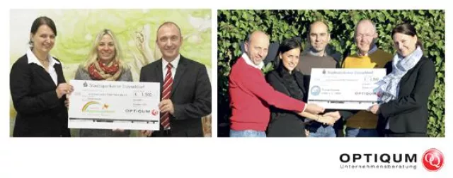 Bild: Unternehmensberatung mit Herz: Die OPTIQUM spendet für einen erfolgreichen Start ins neue Jahr