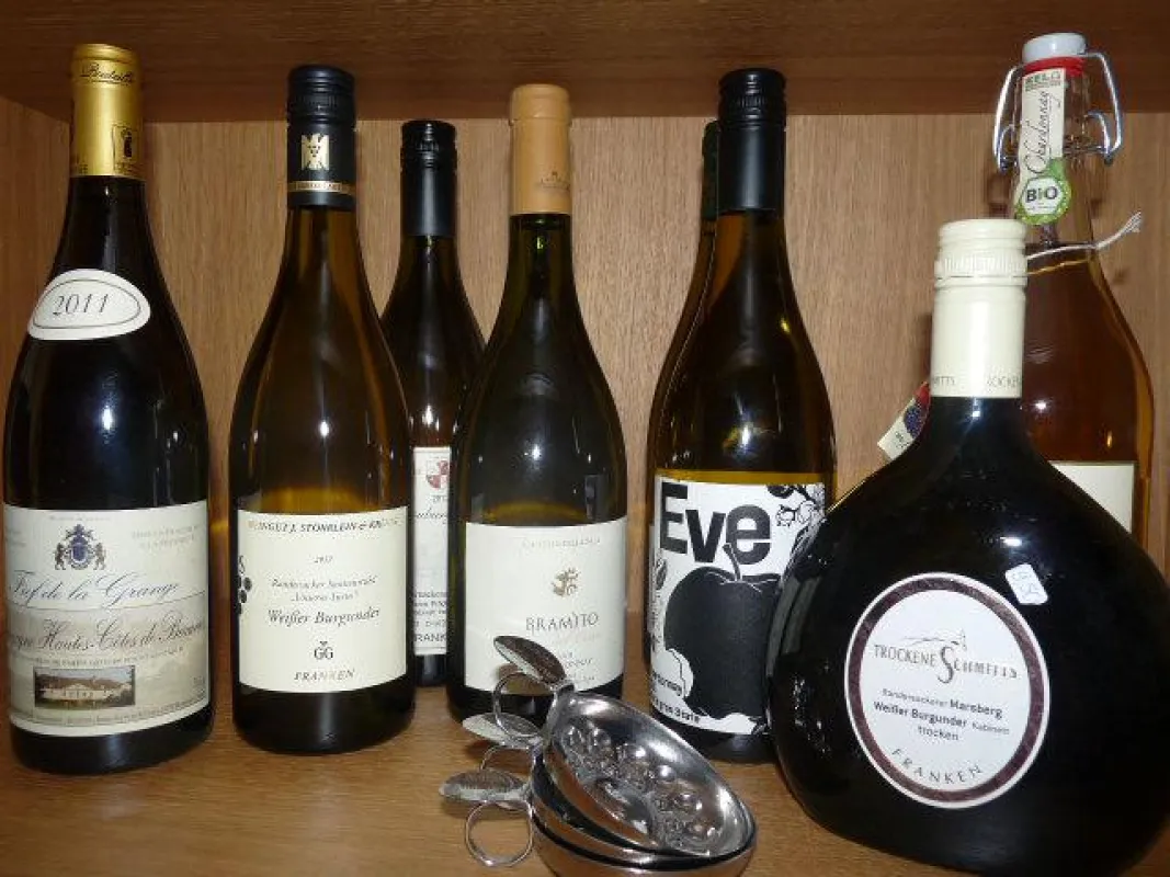 Chardonnay und Burgunder-Weine, die es zu verkosten gilt