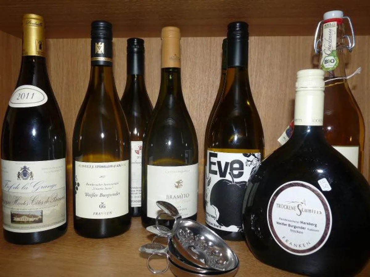 Chardonnay und Burgunder-Weine, die es zu verkosten gilt