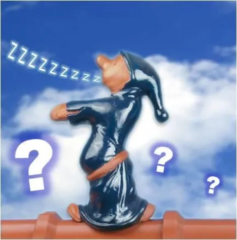 Bild: Dachschmuck - Der Schlafwandler eine Dachfigur im Trend