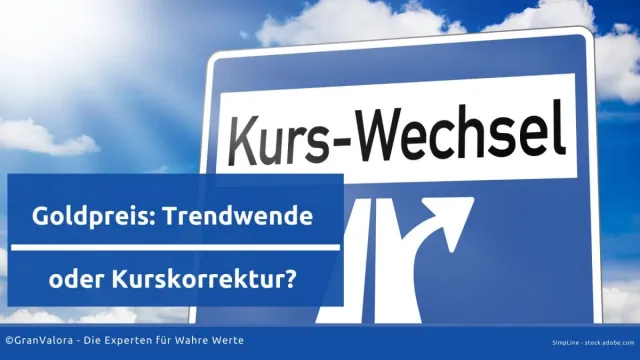 Bild: Goldpreis: Was ist eigentlich... eine Kurskorrektur? 