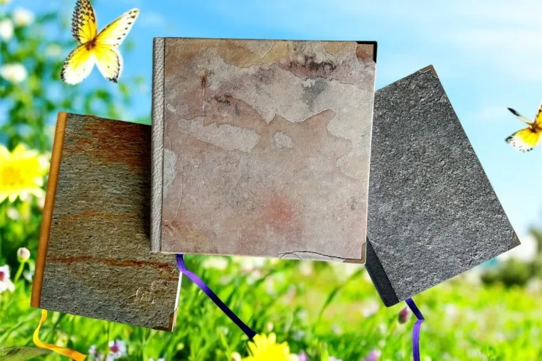Bild: PINORAMA präsentiert die neue Frühjahrskollektion handgefertigter Notizbücher mit echtem Schiefereinband