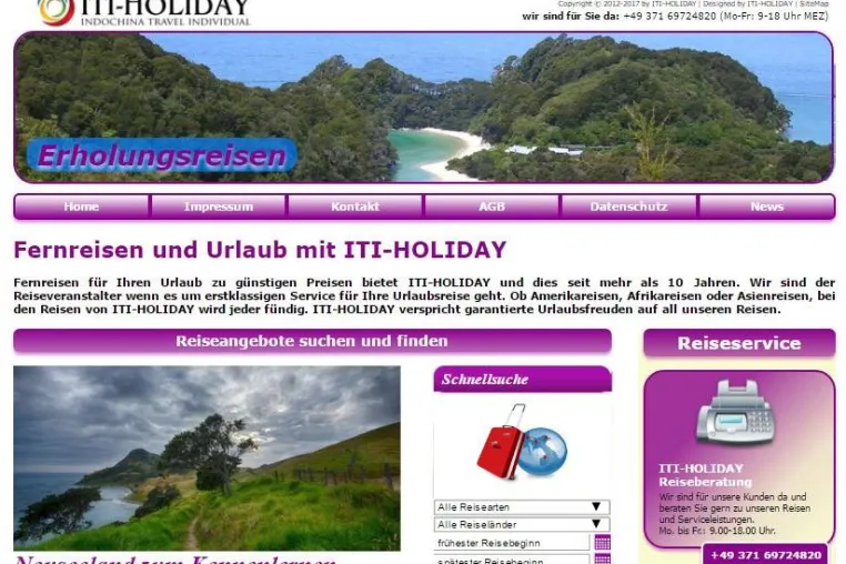 Bild: neues Portal für Reisen und Urlaub geht bei ITI-HOLIDAY online