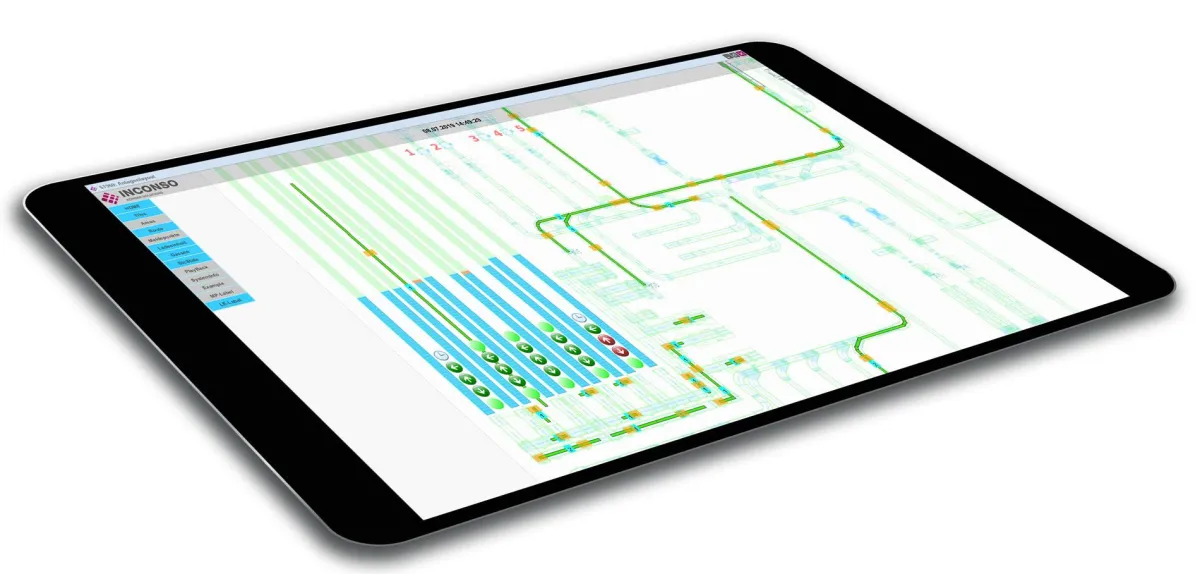 Strecken, Meldepunkte und mehr sind mit inconsoWCS intuitiv erfasst
