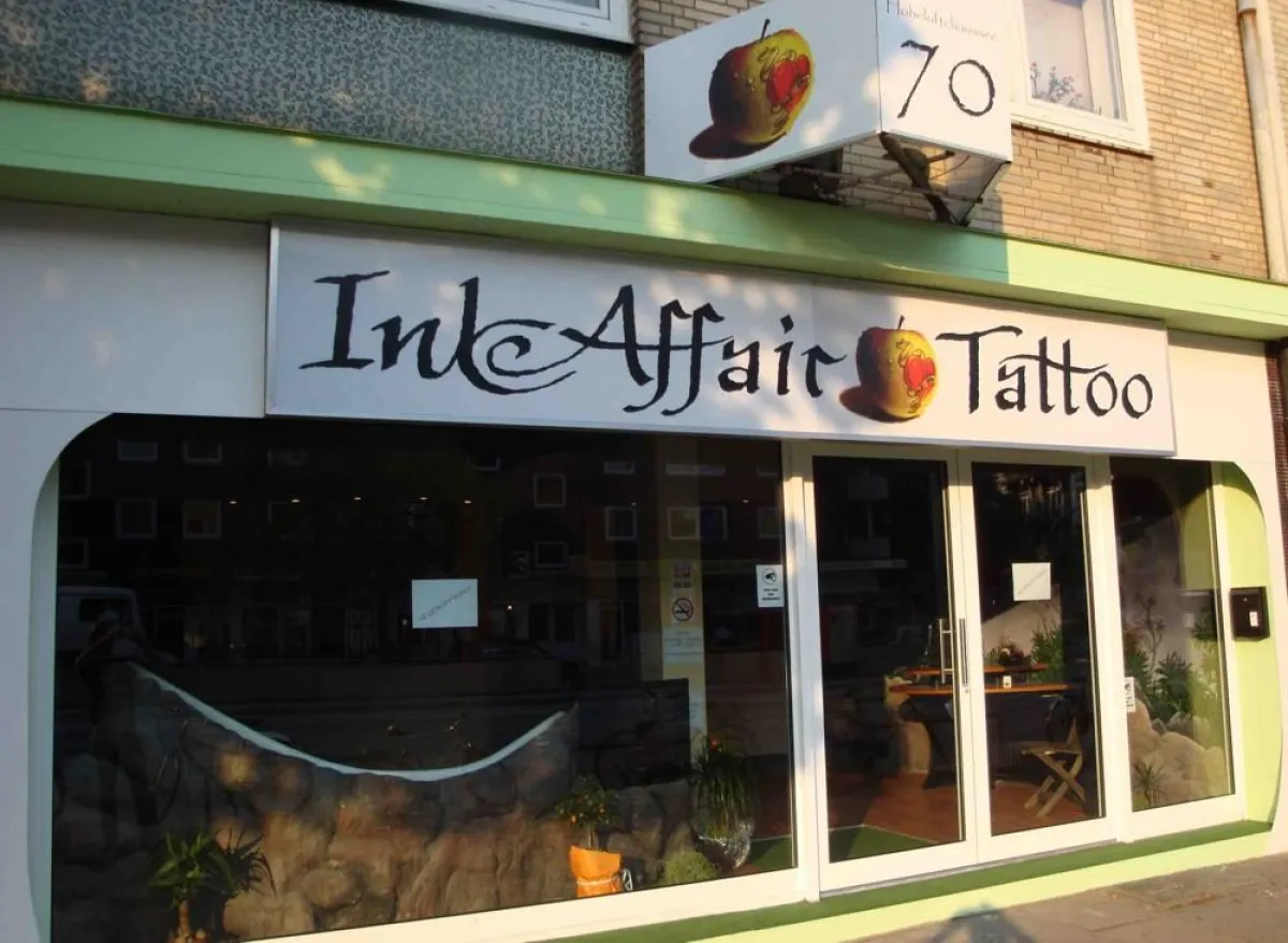 Aussenansicht  des Ink Affair Tattoo Studio