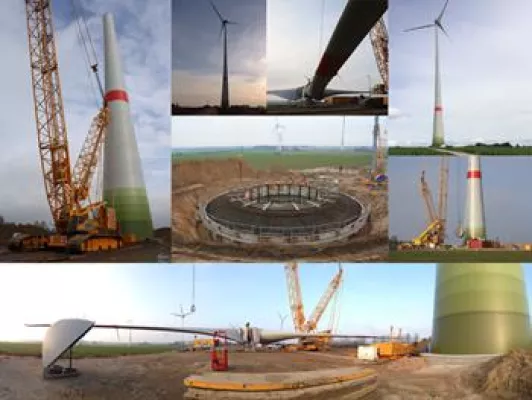 Bild: 2 MW Windenergieanlage in Rapshagen in den regulären Betrieb übergegangen