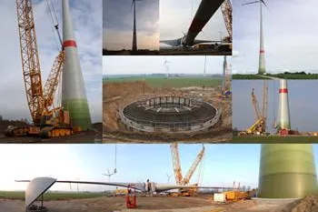Bild: 2 MW Windenergieanlage in Rapshagen in den regulären Betrieb übergegangen