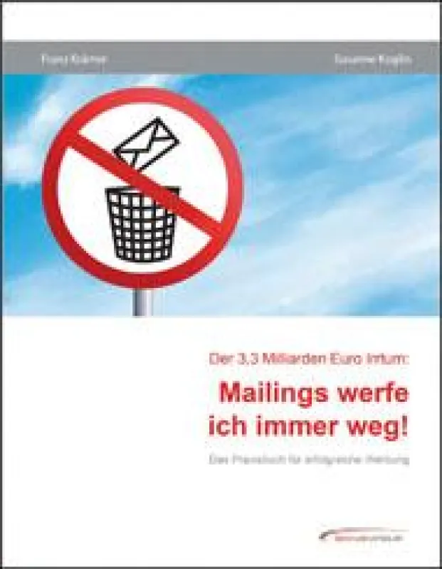 Dieses Buch über erfolgreiche Mailings von Werbeprofis geschrieben ist eine hervorragende Anleitung, wie eigene Mailings gemacht werden können und welche Erfolgsfaktoren zu berücksichtigen sind.