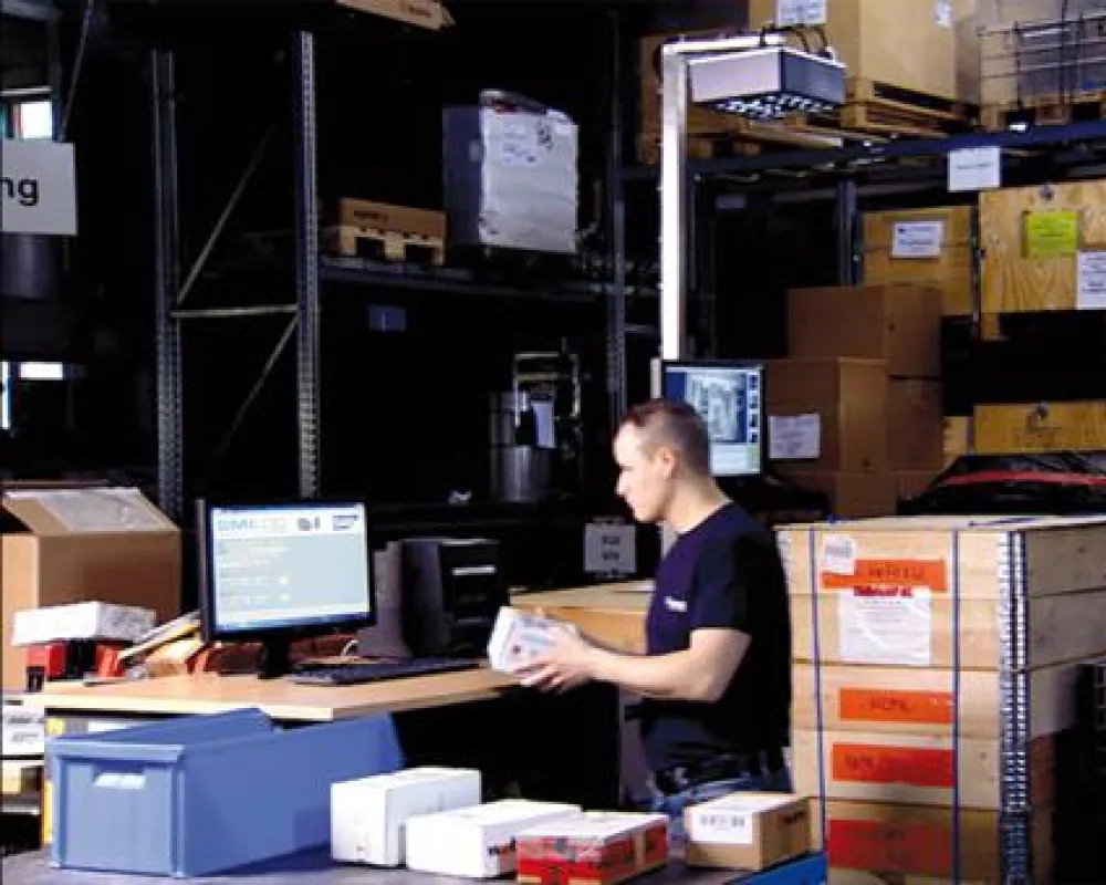 Automatische Barcode-Erfassung mit SAP-Anbindung im Einsatz im Wareneingang