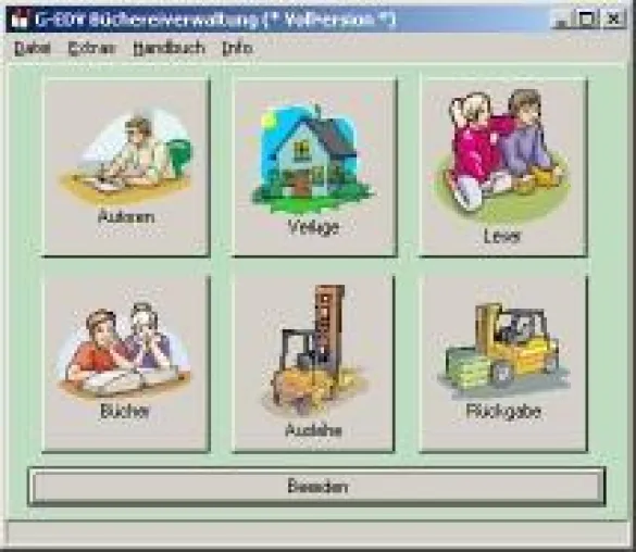 Bild: Büchereiverwaltung BISaM mit Reservierungsfunktion