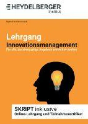 Bild: Lehrgang Innovationsmanagement - Unternehmerischer Ratgeber