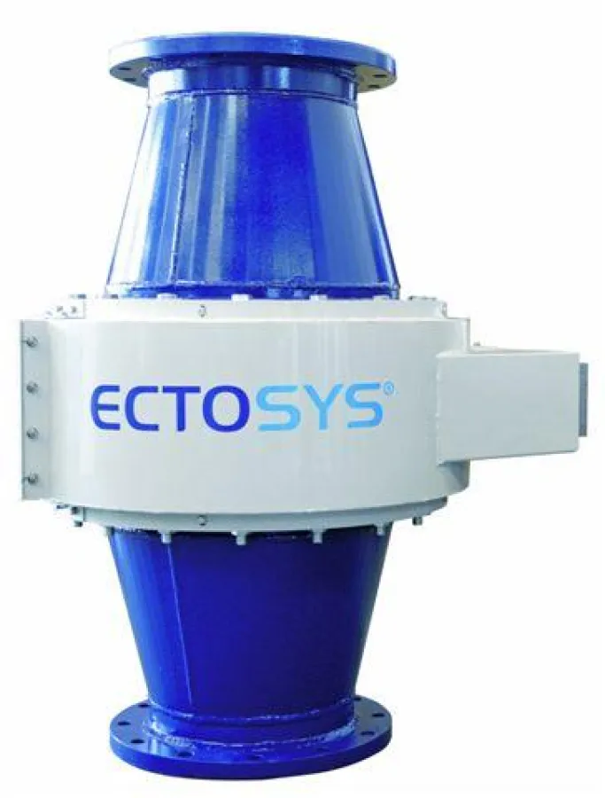 EctoSys®-system für 500 m3/h Aufbereitungsleistung. Das Elektrolyseverfahren kommt ohne Chemikalien aus.