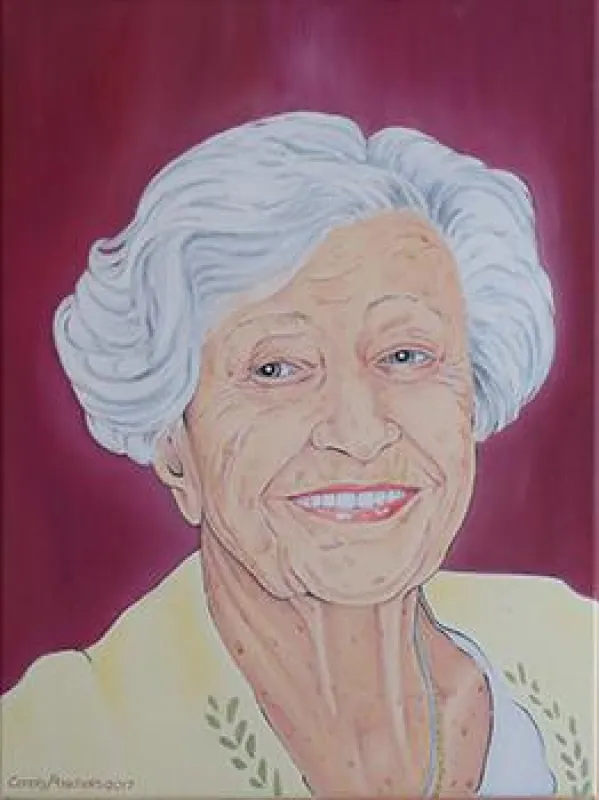 Carola Paschold - Frau H.- 2017 - Öl auf Leinwand- H 40 x B 30 cm